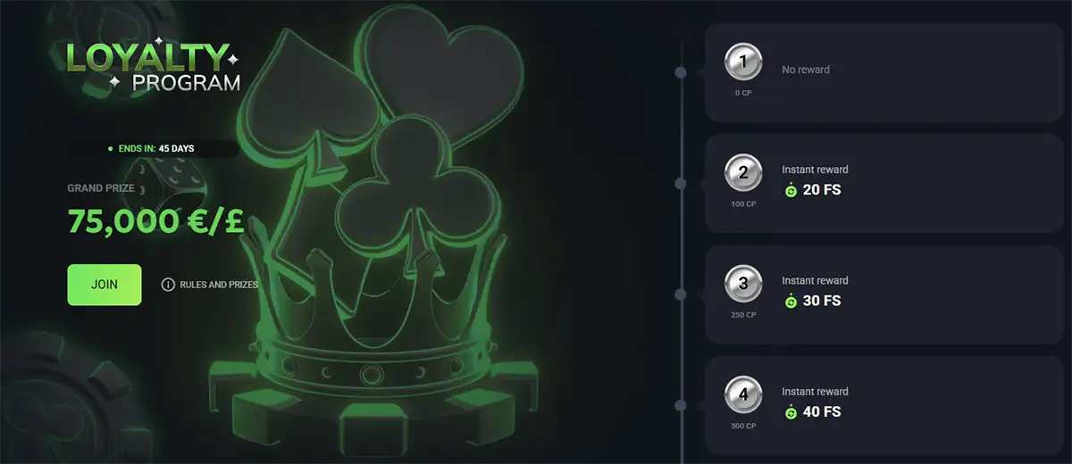 Word lid van het VIP-programma van Lucky Wave Casino